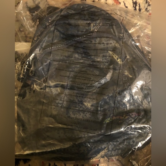 Kipling Blue Eclipse Delia Compact Backpack - Picture 6 of 6